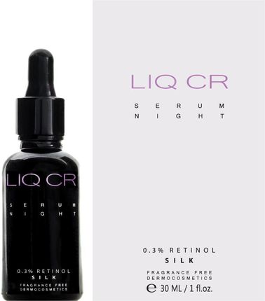 Liqpharm Liq Cr Serum Night 0.3% Retinol Silk Koncentrat Intensywnie Korygujący Na Noc 30 ml