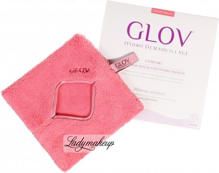 Glov Hydro Demaquillage Comfort Color Edition Rękawica Do Demakijażu I Oczyszczania Skóry Cheeky Peach 