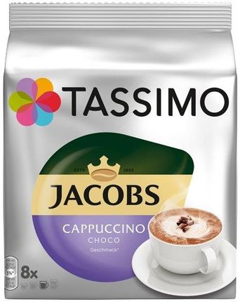 Kapsułki TASSIMO Jacobs Cappuccino Choco 16 kapsułek - 8 filiżanek