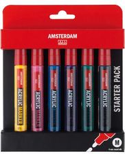 Zdjęcie Zestaw markerów Amsterdam akryl Starter Pack 6szt - Łask