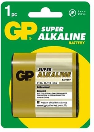GP Super Alkaline 4.5V 3LR12 4.5V (312A-U1)