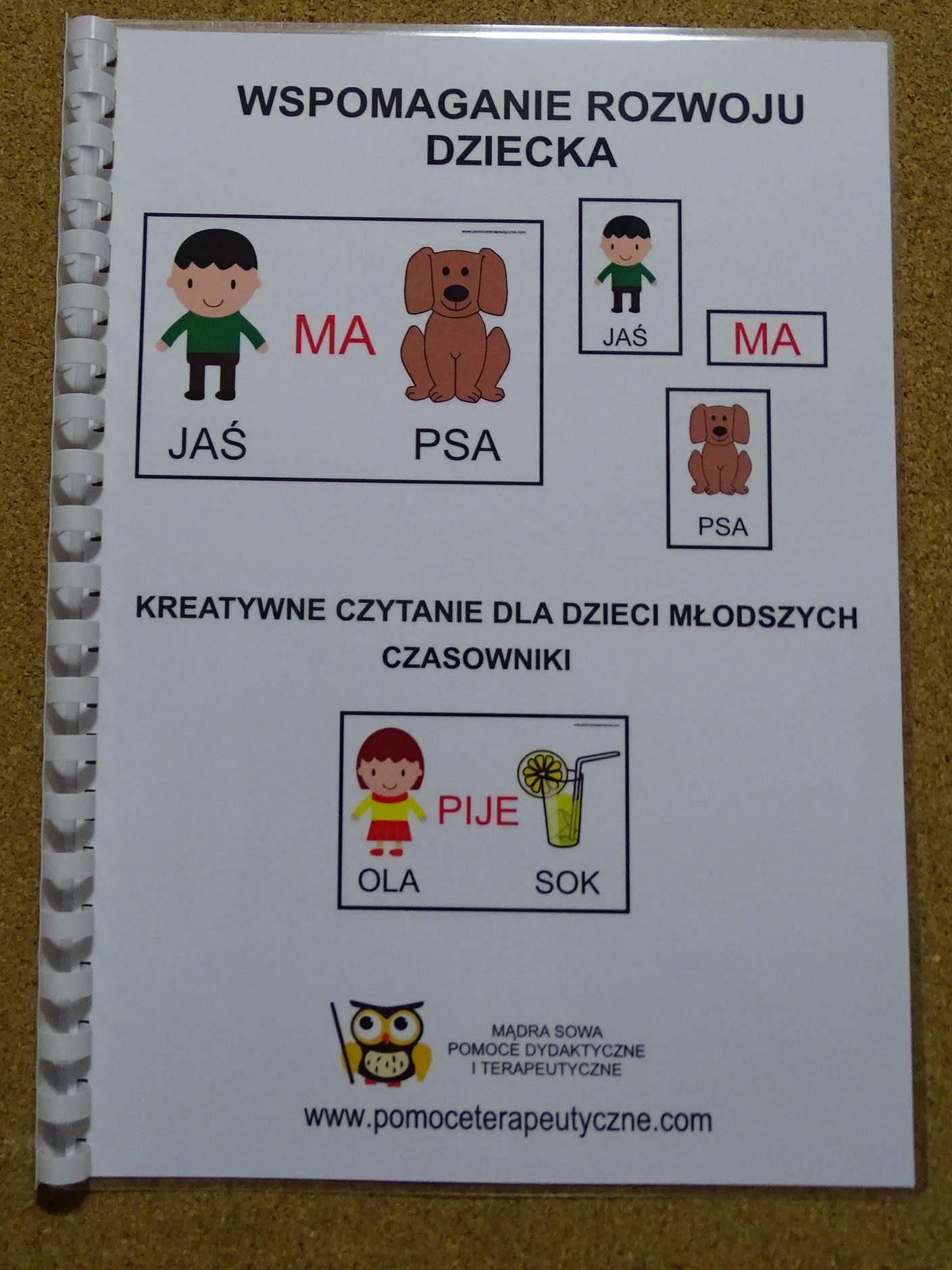 Metoda Krakowska Materiały Do Druku Pomoc dydaktyczna Bystra Sowa Mądra Sowa Kreatywne Czytanie Dla Dzieci