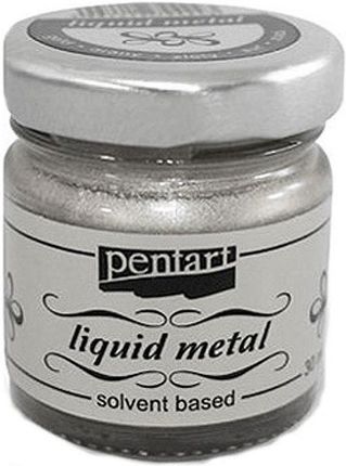 Płynny metal Pentart 30ml srebro