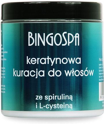 BINGOSPA Keratynowa Kuracja Spirulina L Cysteina 250 g