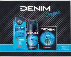 Zdjęcie Denim Original Woda po goleniu 100ml + Dezodorant 150ml + Żel pod prysznic 250ml - Żagań