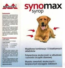 Synomax Bio-Vet preparat na stawy kości psa 275ml - Odżywki i witaminy dla psów