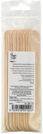 Peggy Sage Szpatułki drewniane jednorazowe 15cm x 10cm 10szt