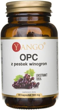 YANGO Ekstrakt Z Pestek Winogron 95% Opc 90 Kaps