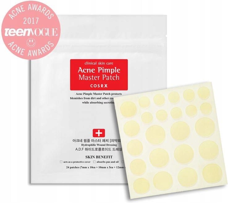 Cosrx Acne Pimple Wysuszające plastry na wypryski 24szt - zdjęcie 1 Cosrx Acne Pimple Wysuszające plastry na wypryski 24szt