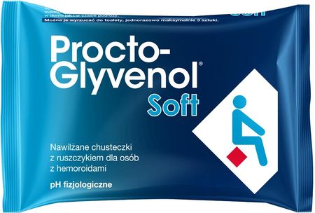 Procto-Glyvenol Soft nawilżane chusteczki dla osób z hemoroidami 30 szt.