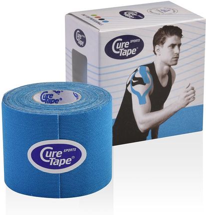 Kinesiology Cure Tape Sport Niebieski Tejp Plastry