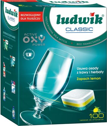 Ludwik Classic Tabletki Do Zmywarki Lemon 100szt.