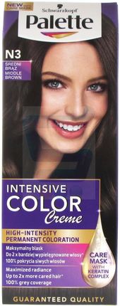 Palette Intensive Color Creme Krem Nr N3 Średni brąz 1op.