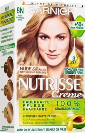 Garnier Nutrisse Farba do włosów 8N Nude Naturliches Blond