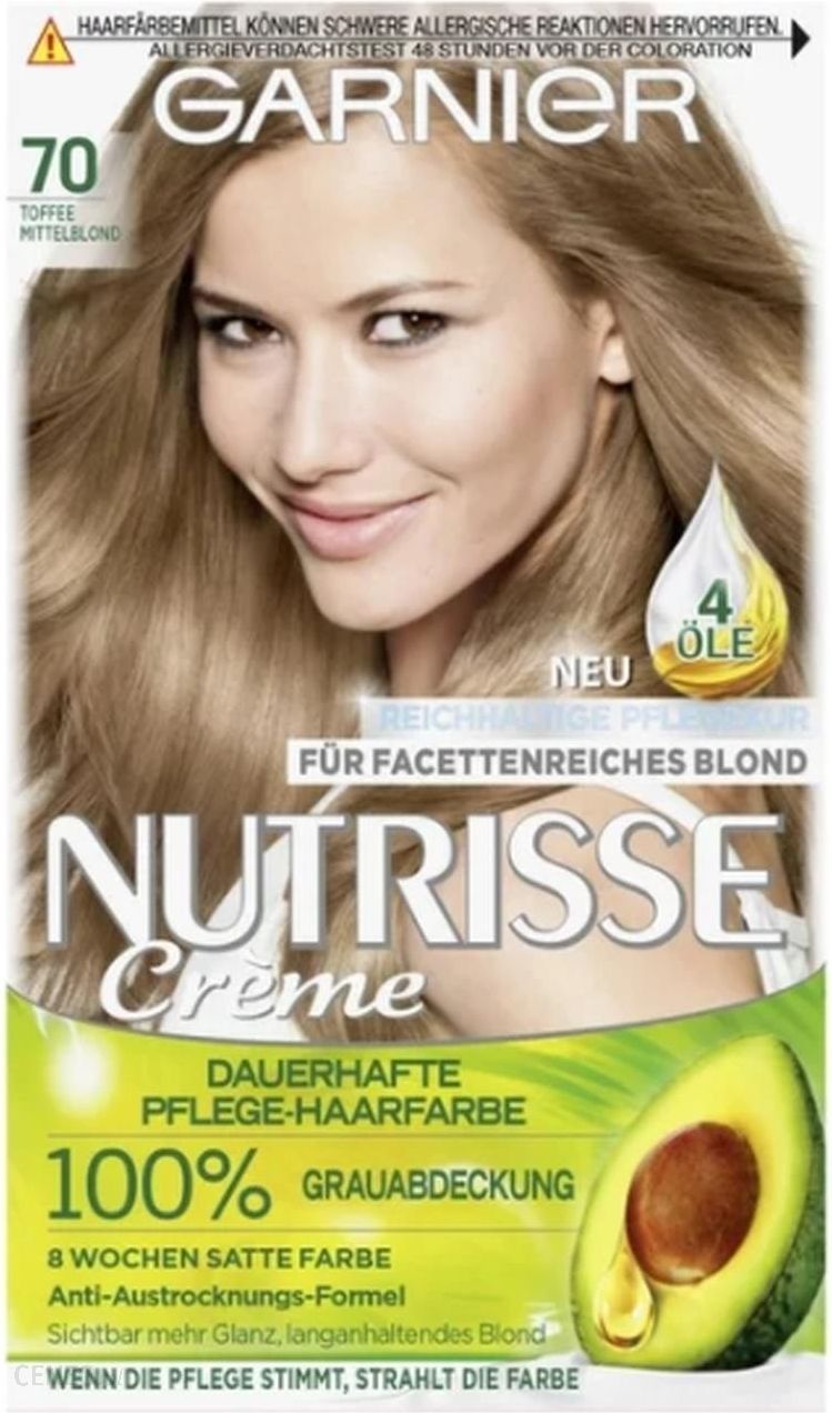 Garnier Mittelblond ceny Toffee na włosów i do 70 Opinie Farba - Nutrisse