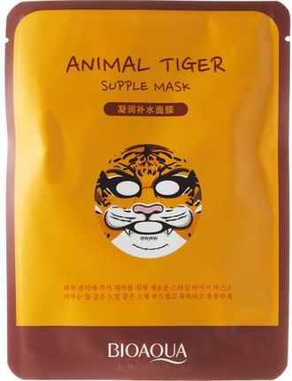 Bioaqua Animal Tiger Supple Mask Nawilżająca Maska Do Twarzy W Formie Płata 30g