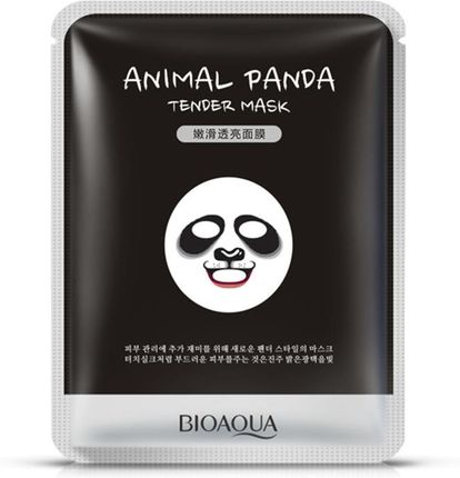 Bioaqua Animal Panda Tender Mask Wygładzająca Maska Do Twarzy W Formie Płata 30g