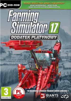 Farming Simulator 17 Rozszerzenie do Edycji Platynowej (Gra PC)