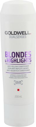 Goldwell Dualsenses Blondes & Highlights Odżywka Neutralizująca Do Włosów Blond i Z Pasemkami 200 ml