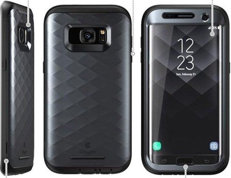 Supcase Clayco Hera Galaxy S7 Edge Czarny