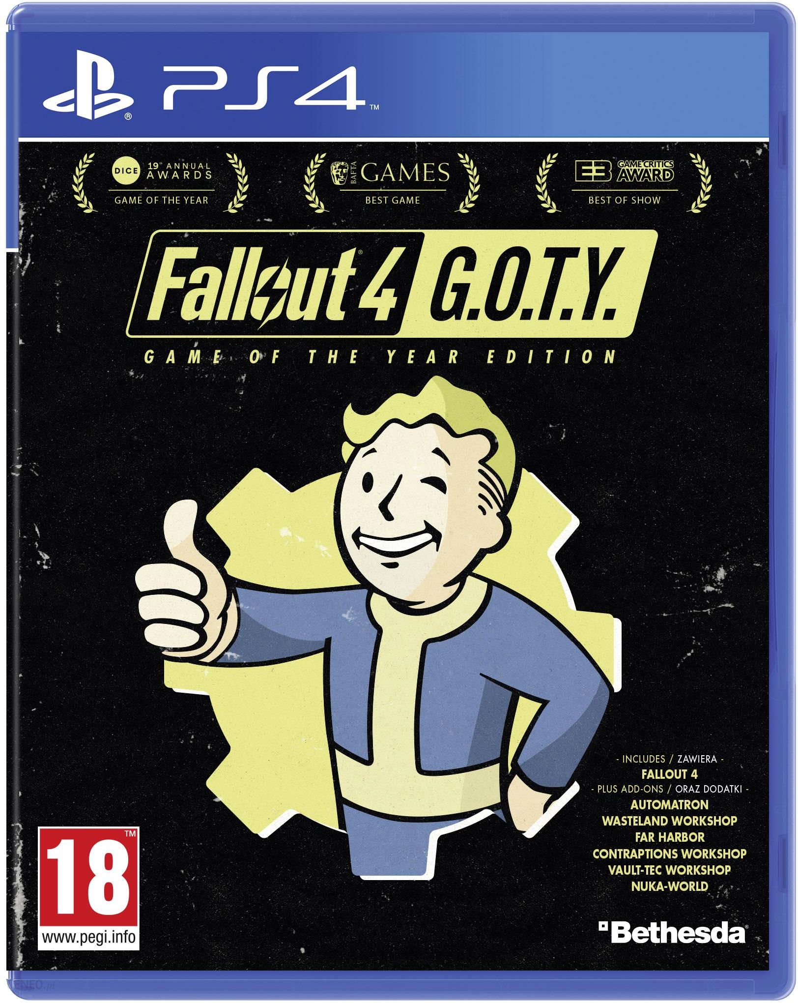  Fallout 4: Game Of The Year (Goty) (Gra PS4)