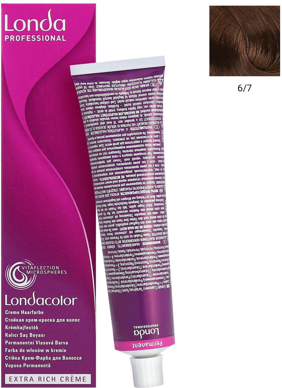 Londacolor Cremehaarfarbe 6/73 60 Ml | Intensive Braun-Töne Mit Bis Zu 100% Weißabdeckung