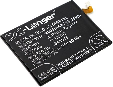 Cameron Sino ZTE Blade A601 / ICP51/59/78SA 4000mAh  (CSZTA601XL)