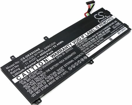 Cameron Sino Dell Precision 15 5510 / 0RRCGW 4600mAh 52,44Wh Li-Polymer 11,4V (CSDEX955NB)