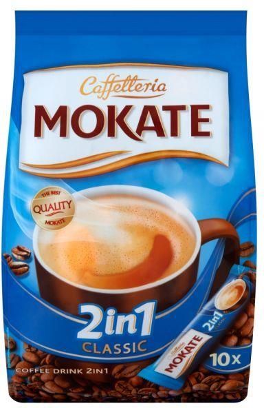 Kawa Mokate Napoj Kawowy Rozpuszczalny Mokate Caffetteria 2in1 Classic A 10 140 G Ceny I Opinie Ceneo Pl
