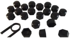 Zdjęcie Nakładki Nasadki Na Śruby Felg Czarne 19 mm Black - Dzierżoniów