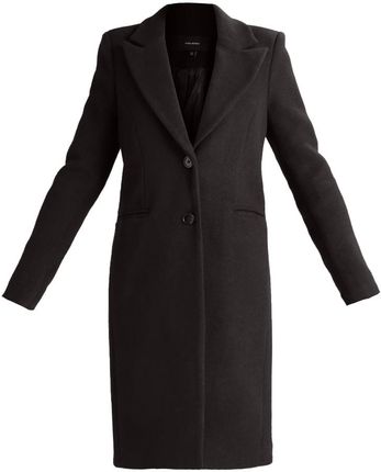 Vero Moda VMBLAZA LONG Płaszcz wełniany /Płaszcz klasyczny black