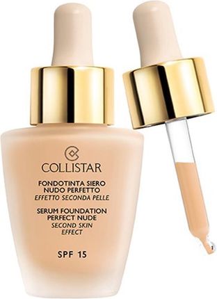 Collistar Serum Foundation Perfect Nude Spf15 Second Skin Effect Podklad Do Twarzy 0 Cameo 30ml