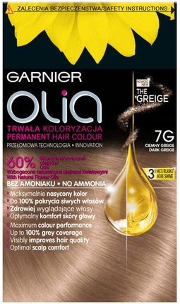 Garnier Olia Farba do włosów 7G Ciemny greige