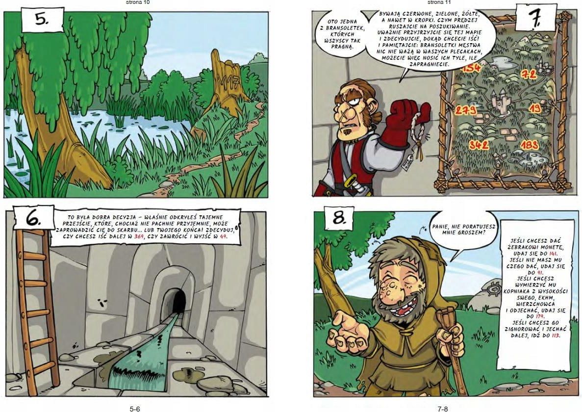 Foxgames Komiks Paragrafowy Rycerze Dziennik Bohatera - zdjęcie 2 Foxgames Komiks Paragrafowy Rycerze Dziennik Bohatera