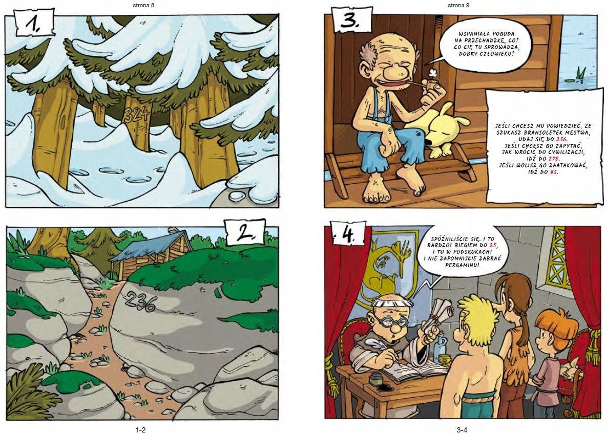 Foxgames Komiks Paragrafowy Rycerze Dziennik Bohatera - zdjęcie 3 Foxgames Komiks Paragrafowy Rycerze Dziennik Bohatera