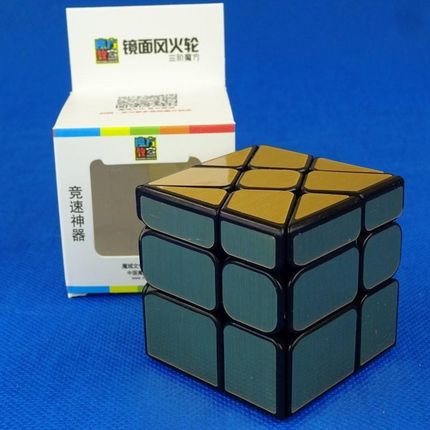 MoFangJiaoShi 3x3x3 Wind Mirror Black/golden