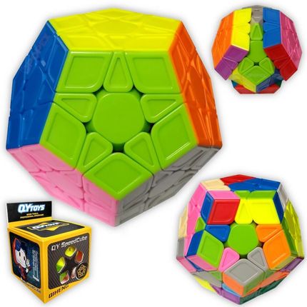 QiYi Kostka Rubika QYToys QiHeng S Megaminx 3x3 Sculpture Stickerless Bright