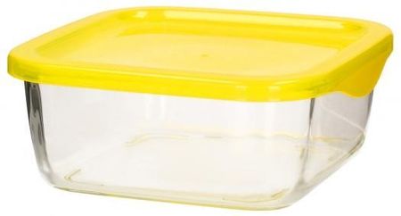luminarc Pojemnik na żywność z pokrywką szklany KEEP&#039;N&#039;BOX ŻÓŁTY KWADRATOWY 0,7 l