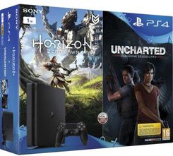 Zdjęcie Sony PlayStation 4 Slim 1TB + Horizon Zero Dawn + Uncharted: Zaginione Dziedzictwo - Żywiec