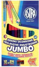 Zdjęcie Astra Kredki Ołówkowe Dwustronne Jumbo 12Szt - Krasnystaw