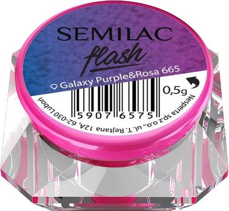 Semilac Semiflash Galaxy Pyłek Do Paznokci Purple&Rosa 665