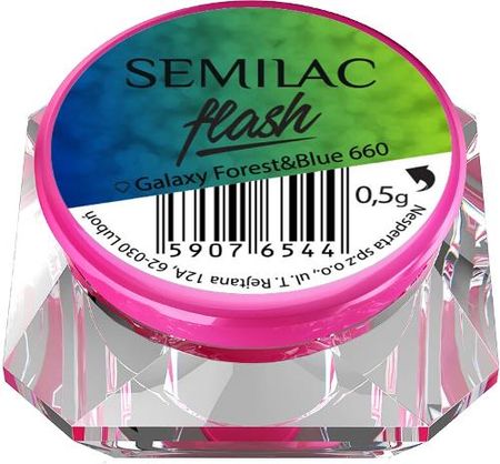 Semilac Semiflash Galaxy Pyłek Do Paznokci Forest&Blue 660