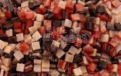 Zdjęcie Mozaika marmur czerwona 5x5mm 700 sztuk CZEMAR - Dobczyce