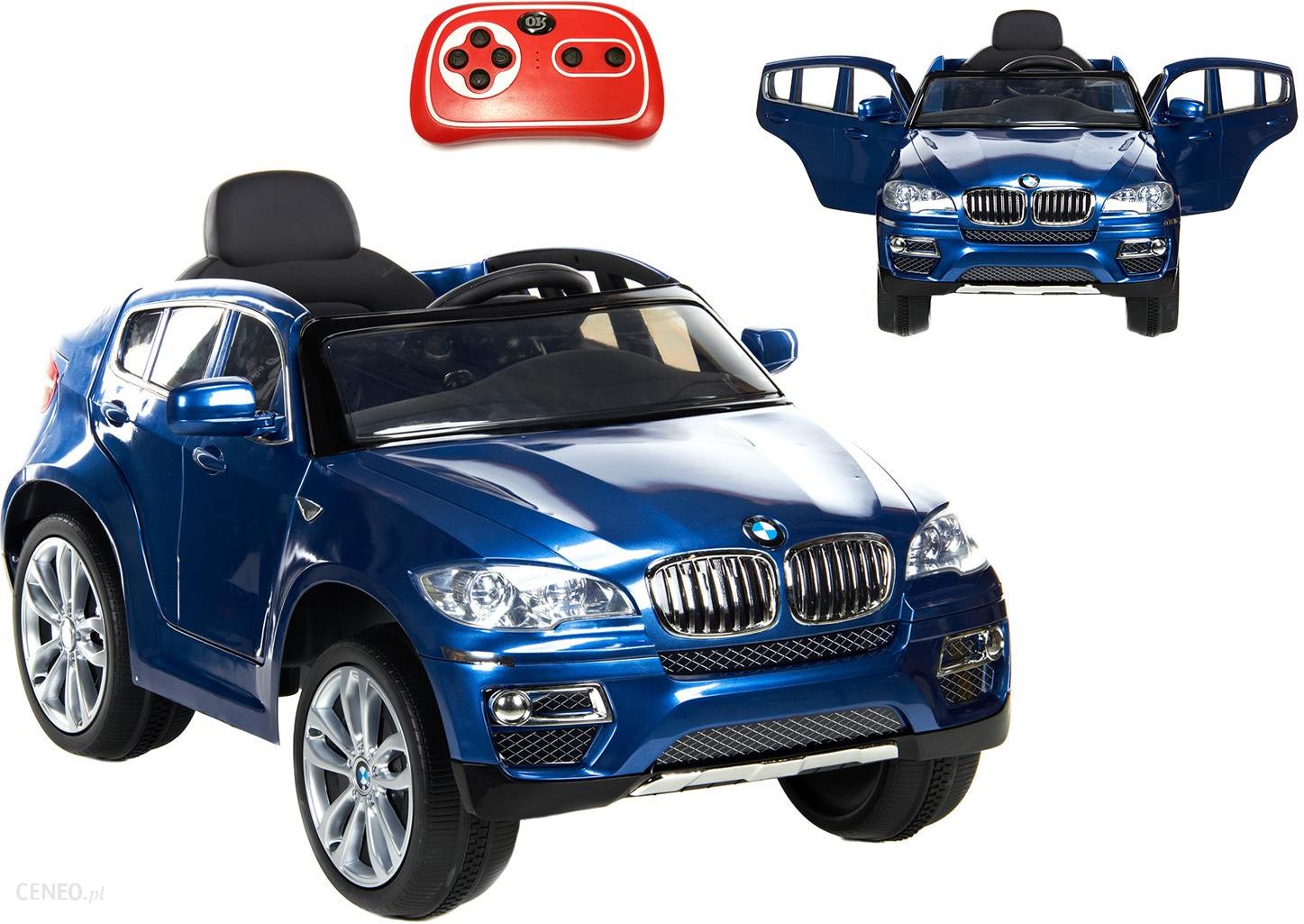 Bmw X6 Elektryczne Auto Niebieski + Pilot Dla Dzieci