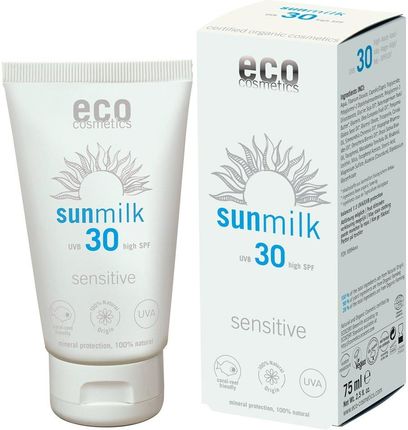 Eco Cosmetics  mleczko Na Słońce Spf30 Sensitive Z Granatem I Maliną 75ml
