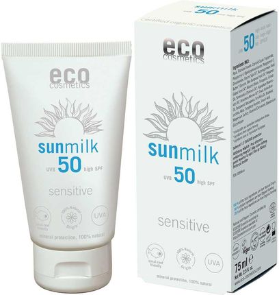 Eco Cosmetics  mleczko Na Słońce Spf50 Sensitive Z Granatem I Maliną 75ml