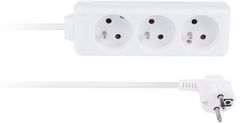 Zdjęcie Libox Przedłużacz Sieciowy Listwa 16A 3 Gniazda 3M - Biała Piska