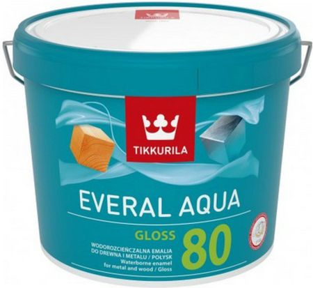 Tikkurila Everal Aqua Gloss [80]-  emalia, 9l