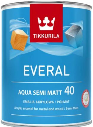 Tikkurila Everal Aqua [40]- półmatowa emalia, 9l