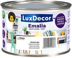 Emalia Luxdecor Mat 0,4l Śnieżna Biel
